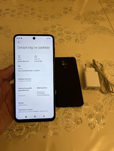 Redmi: Redmi Note 9S, 128 GB, rəng - Mavi, Barmaq izi — 6