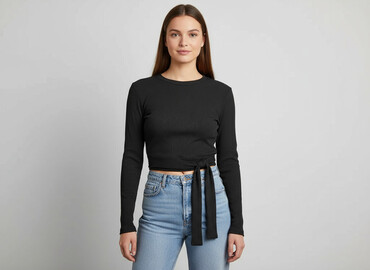 bluzki prążek by o la la: Clockhouse, Women's blouse, size M