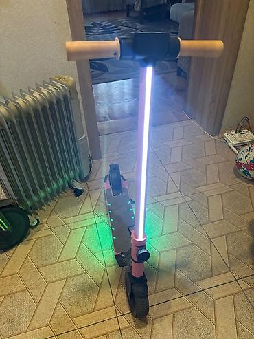 гироскутер с ручкой: Scooba elektrikli skuteri - Rəng: qara–boz korpus, yaşıl vurğular - — 10