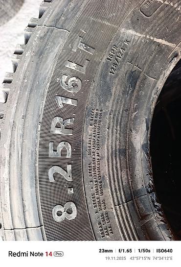 g2 master: Шины грузовые 
8.25р16 LT
6500 сом за 1шт — 2
