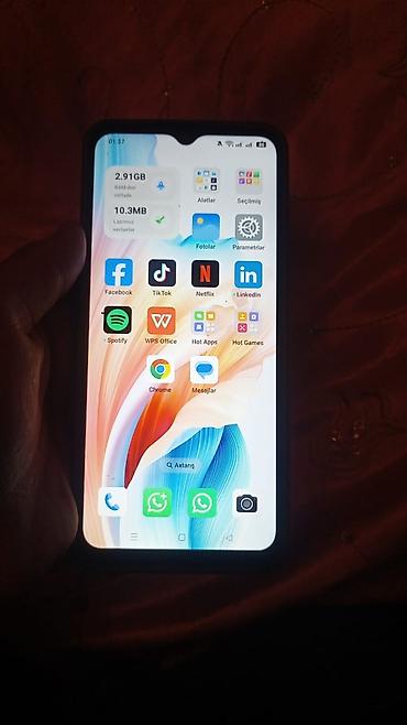 13 iphone pro: Oppo A38, 128 GB, rəng - Qara — 4