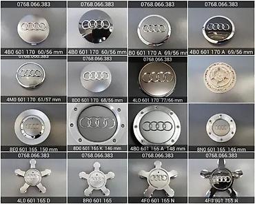 360 auto kamera: Cepovi za felne Audi zvezda - crni. Cepovi su za originalne felne Audi — 3