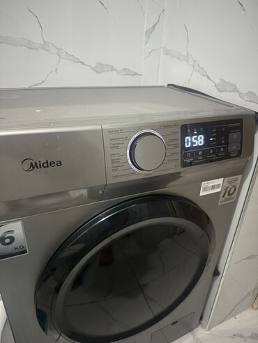 блок 2 5: Кир жуучу машина Midea, Автомат, 6 кг чейин