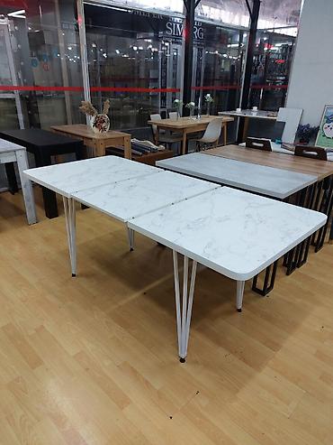 study table: Обеденный стол "Бабочка"
Длина 130/180 см
Ширина 80 см
Высота 77 см — 6