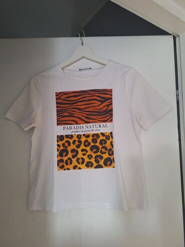 cipele leopard print: Zara, S (EU 36), Pamuk, bоја - Bela