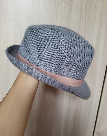 xuliqanka papaq: Boz rəngli fedora tipli şlyapa - Material: nazik, nəfəs alan toxunma — 4