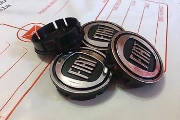 klocne za tockove: ČEPOVI POKLOPCI ZA FELNE FIAT 60 MM / 56 MM - CRNI | ORIGINALNI — 2