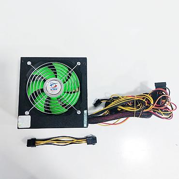 Qida blokları: Qida Bloku “500Watt 24pin 4+4+4pin 2xsata 6xmolex 6pin Stek” ⭐500Watt — 4