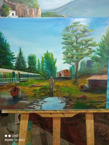 Другие предметы коллекционирования: Картина маслом на холсте 50*60 хлопок