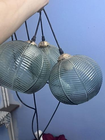 smart light: Подвесной светильник с стеклянным плафоном «шар» есть 4штуки каждая — 3