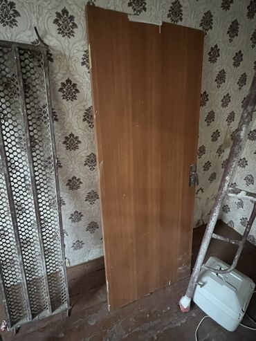 двери на дом: Жабык ички эшик, ДСП, Ламинат, түсү - Күрөң, 200 * x 80 см