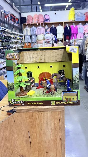 Игровой набор Kawong “Harvest Period” — конюшня с соревнованиями по