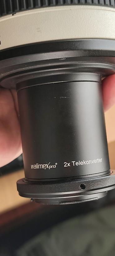 aparat za led: Walimex pro 500mm f/6.3 super‑telefoto objektiv + 2x telekonverter - — 3