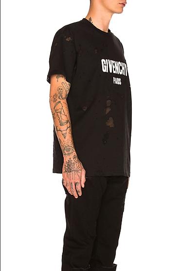 футболка: Мужская футболка, Givenchy, S, цвет - Черный — 3