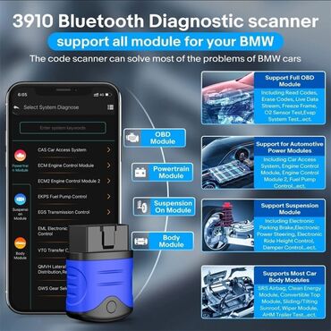 Alati za automobile: AUTOPHIX 3910 Bluetooth BMW/MINI/Rolls Royce IOS/Android Novo - — 7