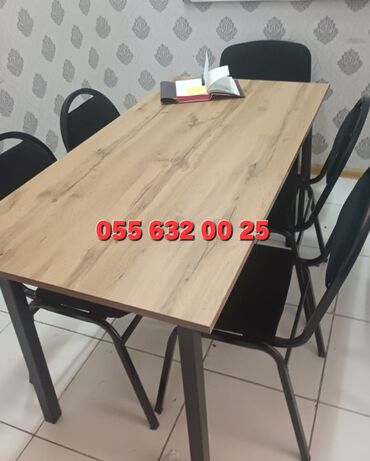 Ofis dəst mebeli: Məktəbli partalari Şagird oturacaqları və masalar Şagird stol stul — 25