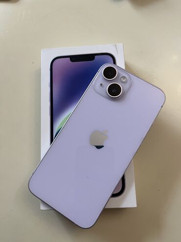 iphone 7 kreditle ilkin odenissiz: IPhone 14, 128 GB, Deep Purple, Zəmanət, Barmaq izi, Face ID