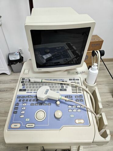 Медицинское оборудование: Японский Стационарный ультрозвуковой УЗИ аппарат Aloka SSD-1100