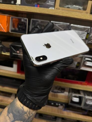 Apple iPhone: IPhone Xs Max, Б/у, 256 ГБ, Белый, 79 % — 2