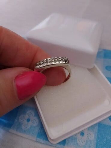 zenske komplet trenerke: Set: Earrings, Ring, Material: Silver