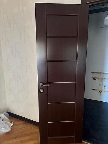 mdf plintus: Müasir interyer üçün otaq qapıları dəsti - Model: Horizontal metal — 2