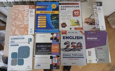 Kitablar, jurnallar, CD, DVD: Test toplusu və test kitabları. metroya çatdırma. whatsapp aktivdir