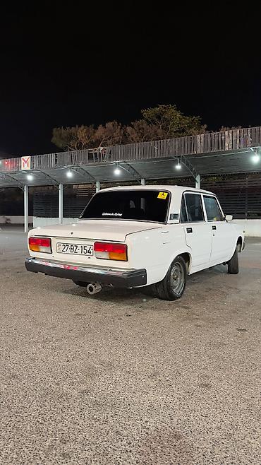 benzin ceni: VAZ 2107 sedan - Kuzov: 4 qapılı sedan, ağ rəng Karopdada prablem — 5