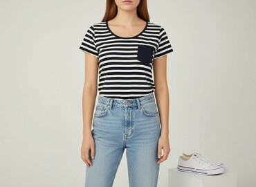oversized t shirty zalando: T-shirt damski, rozmiar S