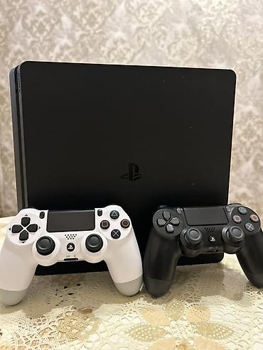 Video oyunlar və konsollar: PlayStation 4 Slim 500 gb oyun konsolu. Şəkillərdə göründüyü kimi — 5