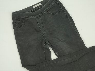 legginsy czarne prążkowane: Legginsy rozmiar S