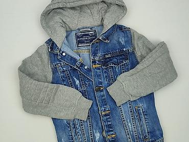 bluza biala: Dziecięca kurtka jeansowa, 7 lat, 116-122 cm, Zara, stan - Bardzo dobry — 1