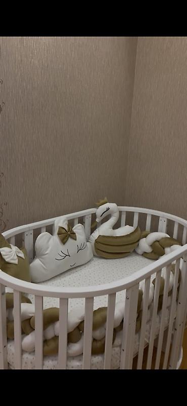 mothercare beşik: Qız üçün, Yeni, Yumru, Beşik, Dəst ilə, Matras ilə, Yellənmə mexanizmi ilə — 2