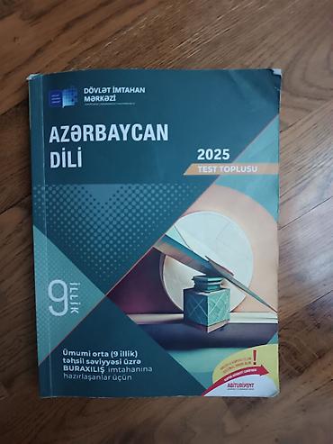 Testlər: Məhsul: “Azərbaycan dili – 2025 Test Toplusu” (Dövlət İmtahan Mərkəzi) — 1