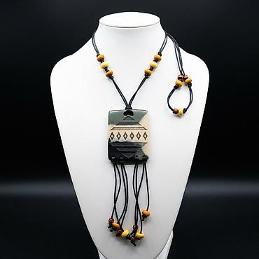 Цепочка чынжыр мончок Ожерелье, колье К ✨ Этническое ожерелье с