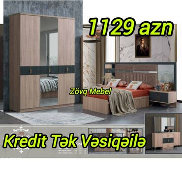 ikinci əl termo: 2 təknəfərlik çarpayı, Termo, Dolab, 2 tumba, Azərbaycan, Yeni