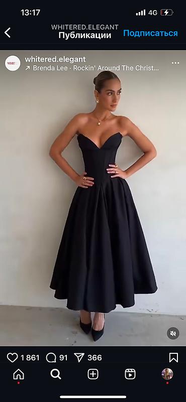 Вечерние платья: Вечернее платье, А-силуэт, Длинная модель, Полиэстер, Без рукавов, Корсет, M — 5