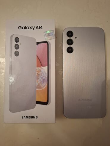 a 50 samsung: Samsung Galaxy A14 5G, 64 GB, rəng - Boz, Barmaq izi