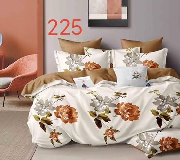 Posteljina: Bračna, Pamučni saten, bоја - Šareno, Turska — 3