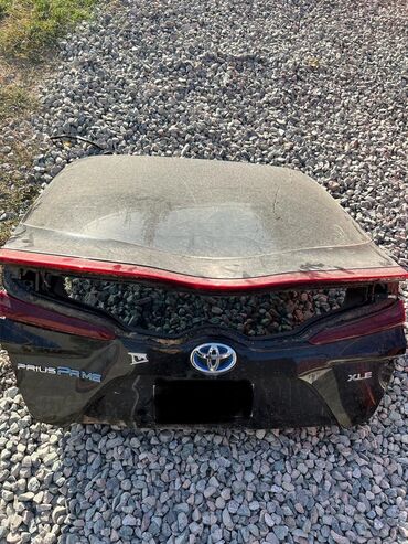 плёнка карбон: Крышка багажника Toyota 2020 г., Б/у, цвет - Черный,Оригинал