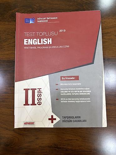 Məhsul: DİM “Test Toplusu – English” (Yeni təhsil proqramı – kurikulum