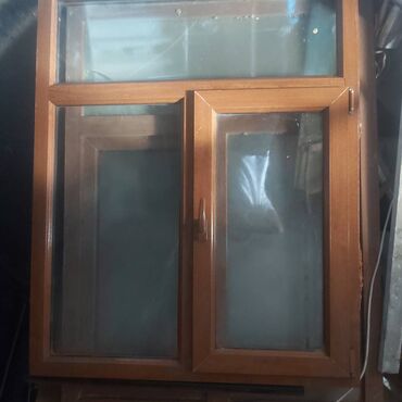Barmaqlıqlar: İki qat şüşə paketi Plastik pəncərə, Еni: 145 sm, Uzunluğu: 120 sm