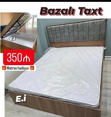 gen: Bazalı taxt – müasir dizaynlı, praktik yataq modeli. - Ölçü: təxminən — 1