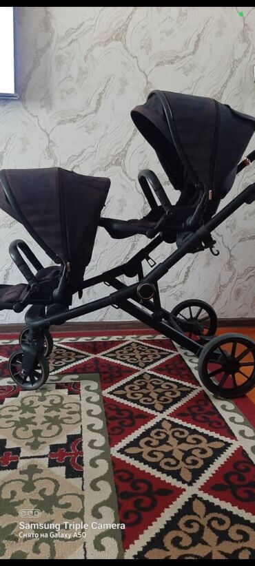 cybex коляски: Коляска, цвет - Черный, Б/у