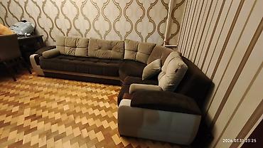 Divanlar: Künc divan, İşlənmiş, Bazalı, Parça — 2