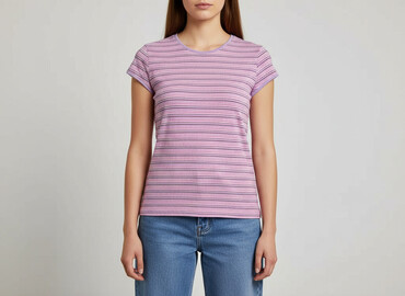 koszulka opadajaca na ramie: T-shirt damski, rozmiar S