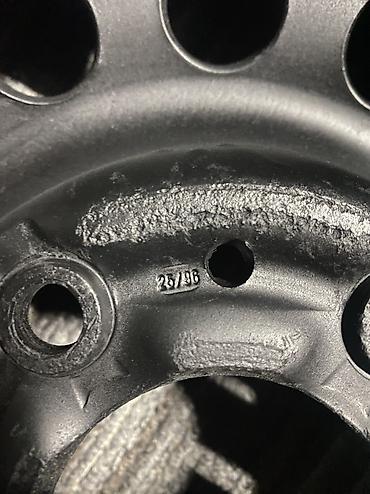 audi 90: Колеса в сборе 225 / 60 / R 15, Лето, Б/у, Запаска, Легковые, Железные, отверстий - 5 — 2