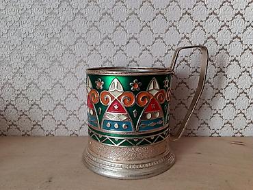 мельхиор цена: Подстаканник алюминий. СССР. Цена 5 манат — 1