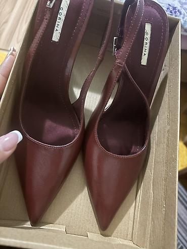Туфли: Corina brendi qadın ayaqqabısı – açıq arxalı (slingback) klassik — 2
