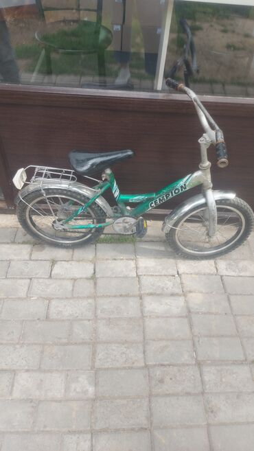 ev velosipedleri: İşlənmiş İki təkərli Uşaq velosipedi 16", sürətlərin sayı: 1, Ünvandan götürmə
