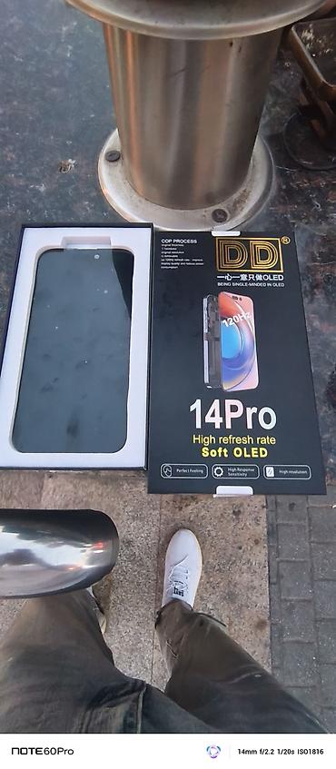 IPhone 14 Pro üçün ekran modulu satılır. Qutunun üzərində göstərildiyi lalafo.az -da IPhone 14 Pro üçün ekran modulu satılır. Qutunun üzərində göstərildiyi